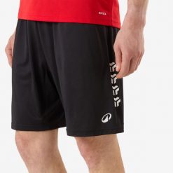 Spodenki do piłki ręcznej męskie Atorka H100. Czarne krótkie spodenki sportowe męskie KIPSTA, m, bez wzorów, z materiału, do piłki ręcznej. Za 39.99 zł.
