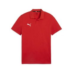 Polo Puma Teamgoal Casuals. Czerwone koszulki polo męskie Puma, bez wzorów, sportowe, bez ramiączek. Za 223.00 zł.