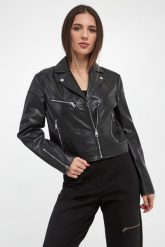 Ramoneska damska LIU JO. Kurtki damskie Liu Jo, bez wzorów, bez kaptura. Za 1,759.00 zł.