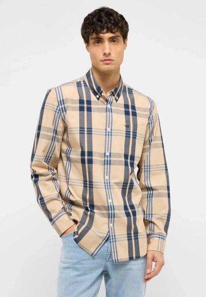 Męska Koszula Mustang Style Chester Big Check Navy 1017529 12858. Niebieskie koszule męskie Mustang, m, bez wzorów, bez kołnierzyka, bez ramiączek. Za 129.99 zł.