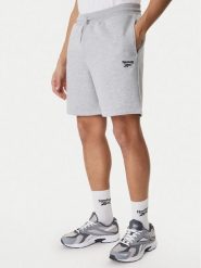 Reebok Szorty sportowe Bazunu RK25558CCM Szary Regular Fit. Szare krótkie spodenki sportowe męskie Reebok, m, bez wzorów, z syntetyku. Za 139.99 zł.