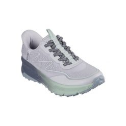 Buty SKECHERS SLIP-INS SWITCH BACK Szary. Szare obuwie sportowe damskie Skechers, bez wzorów, z materiału, trekkingowe, Skechers Sport. Za 328.99 zł.