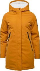 Płaszcz damski Loap Nabra żółty. Żółte płaszcze damskie ÀLG, na zimę, m, bez wzorów, z materiału, eleganckie, bez kaptura. Za 441.99 zł.