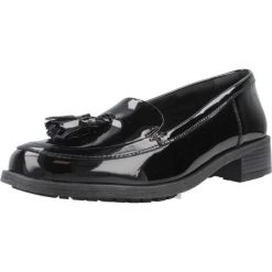 Buty CLARKS HAVISHAM EDGE PAT Czarny. Czarne obuwie sportowe damskie Clarks, bez wzorów, z lakierowanej skóry, na fitness i siłownię. Za 297.99 zł.