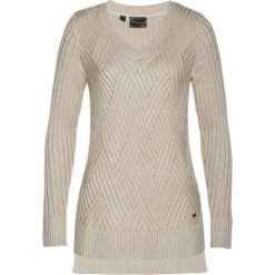 Sweter z kaszmirem bonprix beżowy melanż. Swetry damskie marki KALENJI. Za 169.99 zł.