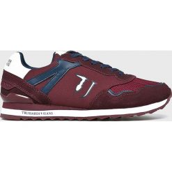 Trussardi Jeans - Buty. Brązowe buty sportowe męskie TRUSSARDI JEANS, z jeansu. Za 499.90 zł.