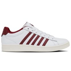 Sneakersy męskie K-swiss COURT TIEBREAK II na co dzień białe (04413-152-M). Białe buty sportowe męskie K-SWISS, bez zapięcia. Za 169.00 zł.