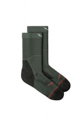 Skarpety trekkingowe damskie Eagle Light Crew Women. Zielone skarpety damskie Salewa, bez wzorów, z dzianiny. Za 89.99 zł.