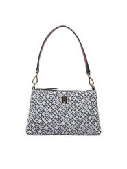 Tommy Hilfiger Torebka Th Jacquard Mini Shoulder Bag AW0AW19006 Niebieski. Niebieskie torebki do ręki damskie Tommy Hilfiger, bez wzorów, z materiału, bez dodatków. Za 489.99 zł.