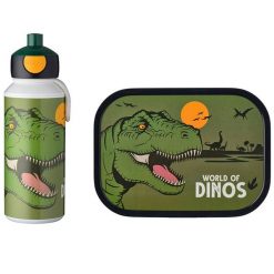 Lunch set Campus Dino 107410165381. Torby i plecaki dziecięce Mepal, z materiału, małe. W wyprzedaży za 114.90 zł.