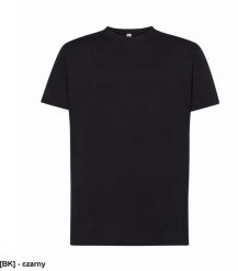 JHK - T-shirt męski z krótkim rękawem czarny XL. Czarne t-shirty męskie JHK, m, bez wzorów, bez kołnierzyka. Za 14.16 zł.