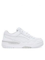 Puma Sneakersy Rebound Retro Jr 401564 01 Biały. Białe buty sportowe dziewczęce Puma, bez wzorów, ze skóry, bez zapięcia. Za 229.99 zł.
