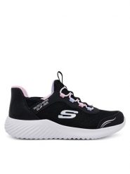 Skechers Sneakersy Bounder - Simple Cut 303585L/BLK Czarny. Czarne buty sportowe dziewczęce Skechers, bez wzorów, z materiału, bez zapięcia. Za 149.99 zł.