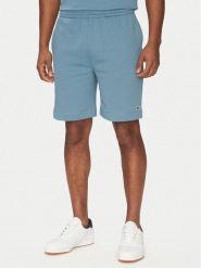 Lacoste Szorty sportowe GH9627 Niebieski Regular Fit. Niebieskie krótkie spodenki sportowe męskie Lacoste, m, bez wzorów, z bawełny. Za 269.99 zł.