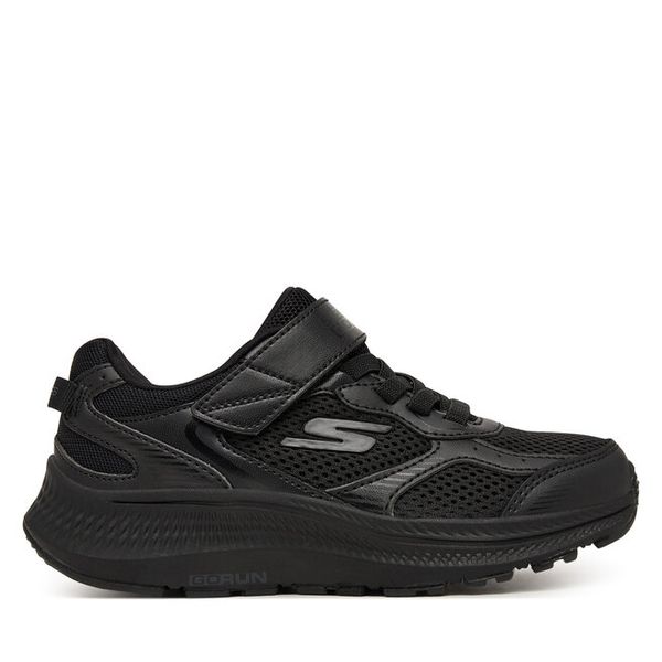 Sneakersy Skechers. Czarne trampki i tenisówki chłopięce Skechers, bez wzorów, bez zapięcia. Za 179.99 zł.
