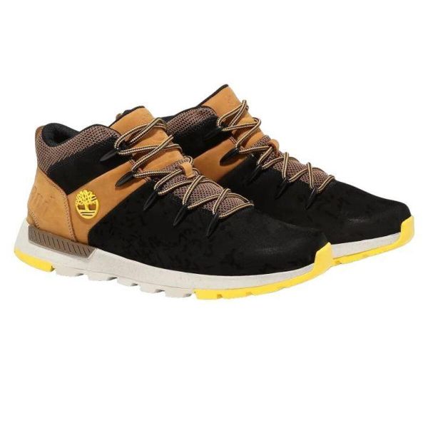 Trampki Męskie Kontrastowa Sprint Trekker. Brązowe trampki męskie Timberland, bez wzorów, z gumy, klasyczne, bez zapięcia. Za 864.99 zł.