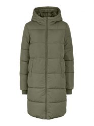 Pieces Kurtka zimowa 17115627 Zielony Regular Fit. Zielone kurtki damskie Pieces, na zimę, xs, bez wzorów, z syntetyku, bez kaptura. Za 209.99 zł.