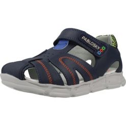 Sandały PABLOSKY 521520P Niebieski. Niebieskie sandały męskie Pablosky, z syntetyku, bez zapięcia. Za 225.99 zł.