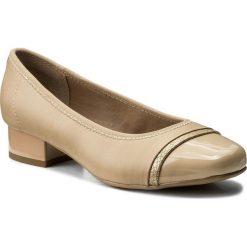 Półbuty CLARA BARSON - W17SS707-3 Beżowy. Brązowe półbuty damskie Clara Barson, ze skóry ekologicznej. Za 79.99 zł.