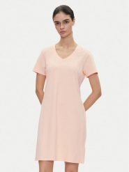 DKNY Sport Sukienka codzienna DP5D4902 Pomarańczowy Regular Fit. Brązowe sukienki damskie DKNY Sport, na co dzień, m, bez wzorów, z bawełny, sportowe, bez kołnierzyka, bez ramiączek, proste. Za 129.99 zł.