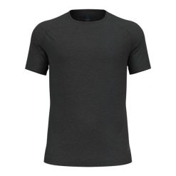 Koszulka do biegania męska Odlo T-shirt crew neck ACTIVE 365. Czarne t-shirty męskie Odlo, m, bez wzorów, bez kołnierzyka. Za 193.90 zł.