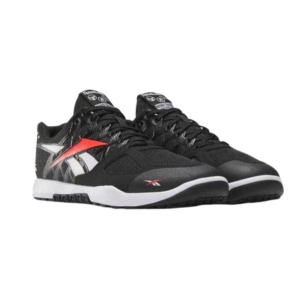 Trampki Męskie Logo Nano 2.0. Czarne trampki męskie Reebok, bez wzorów, z koronki, bez zapięcia. Za 339.00 zł.