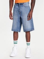 United Colors Of Benetton Szorty jeansowe 4AW7U9018 Niebieski Relaxed Fit. Niebieskie szorty męskie United Colors Of Benetton, m, bez wzorów, z bawełny. Za 129.99 zł.