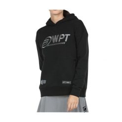 Sudadera Bullpadel Livor. Czarne bluzy sportowe damskie bullpadel, bez wzorów, bez kaptura. W wyprzedaży za 203.75 zł.