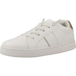 Tenisówki Geox Model J Eclyper Girl Kolor Biały. Białe trampki i tenisówki dziewczęce Geox, na lato, bez wzorów, z gumy, bez zapięcia. Za 139.99 zł.