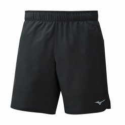 Szorty Mizuno Core 7.5 2in1. Czarne krótkie spodenki sportowe męskie Mizuno, bez wzorów, do biegania. Za 227.00 zł.