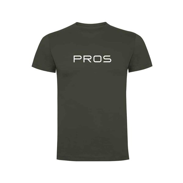 Koszulka męska t-shirt PROS. Zielone t-shirty męskie Pros, m, bez wzorów, z bawełny, eleganckie, bez kołnierzyka. Za 129.00 zł.