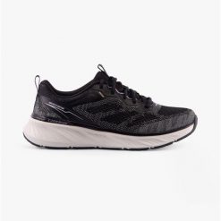 Buty damskie SKECHERS Edgeride Power Flow. Czarne obuwie sportowe damskie Skechers, bez wzorów. Za 269.99 zł.