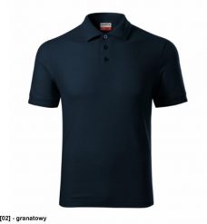 Reserve R22 - ADLER - Koszulka polo męska, 200 g/m2 - granatowy M. Niebieskie koszulki polo męskie RIMECK, m, bez wzorów, bez ramiączek. Za 48.41 zł.