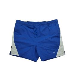 Męskie niebieskie kąpielówki. Niebieskie kąpielówki męskie Nike, l, bez wzorów. Za 102.20 zł.