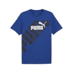 Puma Koszulka Power Graphic 67896017. Niebieskie koszulki sportowe męskie Puma, s, bez wzorów, bez kołnierzyka, bez ramiączek, na jogę i pilates. Za 86.99 zł.