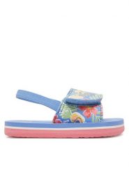 Roxy Sandały AROL100012 Niebieski. Niebieskie sandały dziewczęce Roxy, z tworzywa sztucznego, bez zapięcia. Za 49.99 zł.