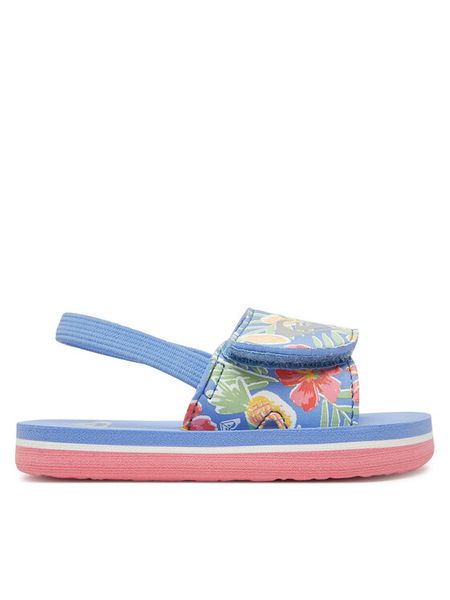 Roxy Sandały AROL100012 Niebieski. Niebieskie sandały dziewczęce Roxy, z syntetyku, bez zapięcia. Za 69.99 zł.