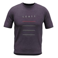 Koszulka rowerowa MTB męska Leatt Trail 1.0 V22 z krótkim rękawem. Fioletowe buty sportowe męskie LEATT, bez zapięcia, rowerowe. Za 279.25 zł.