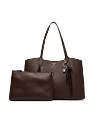 Guess Torebka Melody HWBG97 35230 Brązowy. Brązowe torebki do ręki damskie Guess, z aplikacjami, ze skóry, bez dodatków. Za 634.99 zł.