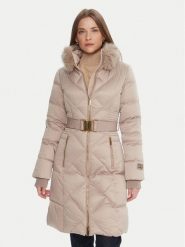 Marciano Guess Płaszcz zimowy 5BGL38 7374A Écru Regular Fit. Płaszcze damskie Marciano Guess, na zimę, z aplikacjami, z syntetyku, bez kaptura. Za 1,389.00 zł.