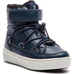 Śniegowce MOON BOOT - Pulse Jr Boy Paris 34060900002 Ocean Blue. Buty zimowe dziewczęce marki Moon Boot. W wyprzedaży za 279.00 zł.