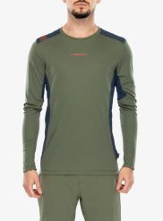 Bluza termoaktywna La Sportiva Beyond Long Sleeve. Zielone bluzy męskie La Sportiva, l, bez wzorów, z materiału, bez kaptura. Za 368.49 zł.