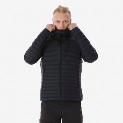 Kurtka trekkingowa męska puchowa Xplore. Niebieskie kurtki męskie SIMOND, na zimę, l, bez wzorów, z bawełny, tenisowe. Za 289.99 zł.
