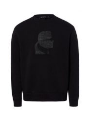 KARL LAGERFELD Bluza Mężczyźni czarny, M. Czarne bluzy męskie KARL LAGERFELD, m, bez wzorów, bez kaptura. Za 699.95 zł.