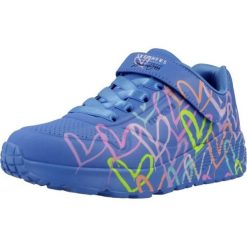 Buty SKECHERS UNO LITE LOVE LEVITATE Niebieski. Niebieskie trekkingi damskie Skechers, trekkingowe. Za 261.99 zł.