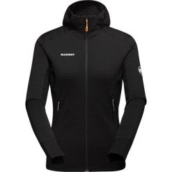 Bluza trekkingowa damska Mammut Taiss Light ML Hooded Jacket. Czarne bluzy damskie Mammut, s, bez wzorów, z kapturem. Za 590.38 zł.