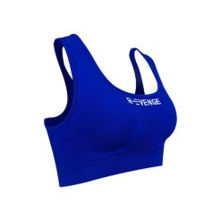 Biustonosz / Top techniczny z kieszonką na miseczki. Czarne obuwie sportowe damskie R-EVENGE, bez wzorów, z elastanu, na fitness i siłownię. Za 128.99 zł.