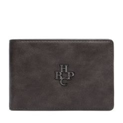 Portfel Beverly Hills Polo Club. Szare portfele męskie Beverly Hills Polo Club, bez wzorów. Za 59.99 zł.