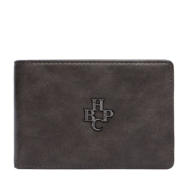Portfel Beverly Hills Polo Club. Szare portfele męskie Beverly Hills Polo Club, bez wzorów. Za 59.99 zł.