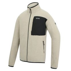 Męska bluza polarowa Scaris z zamkiem błyskawicznym i marlowym wykończeniem. Brązowe bluzy męskie Regatta, m, bez wzorów, z materiału, bez kaptura. Za 229.99 zł.